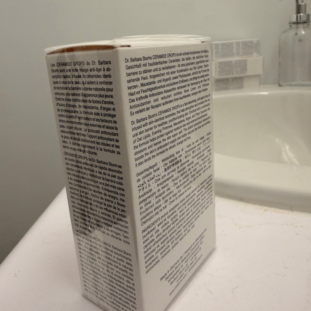 Dr. Barbara Sturm Ceramide Drops Face Oil - Vibrant Orange - Picture 2 of 3